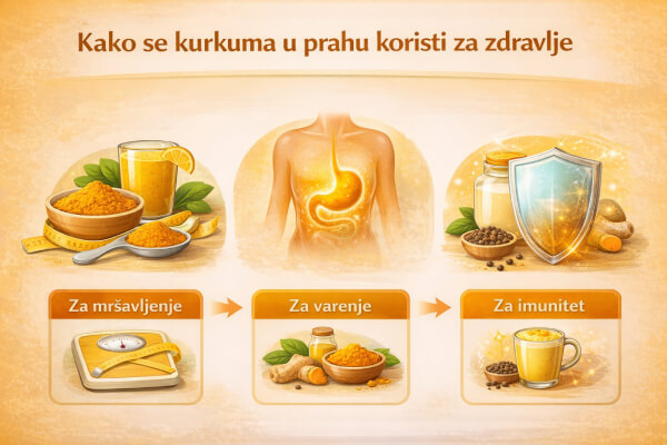 Kurkuma u prahu i zdravlje