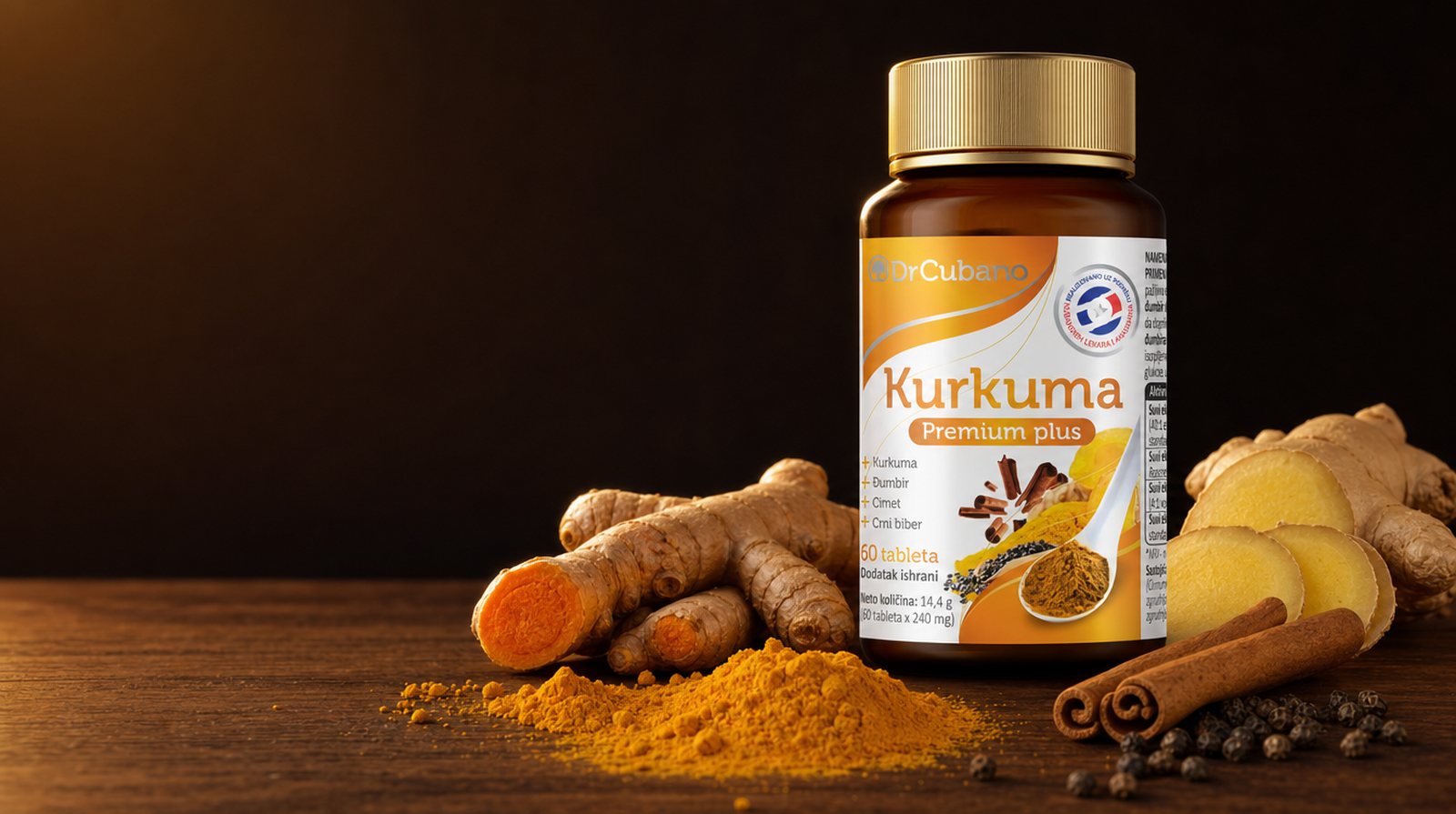 Kurkuma Premium Plus, 60 tableta