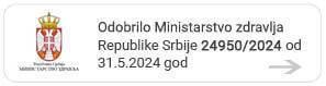 Dr Cubano Elixir registrovan kod Ministarstva zdravlja Republike Srbije kao hrana za posebne medicinske namene