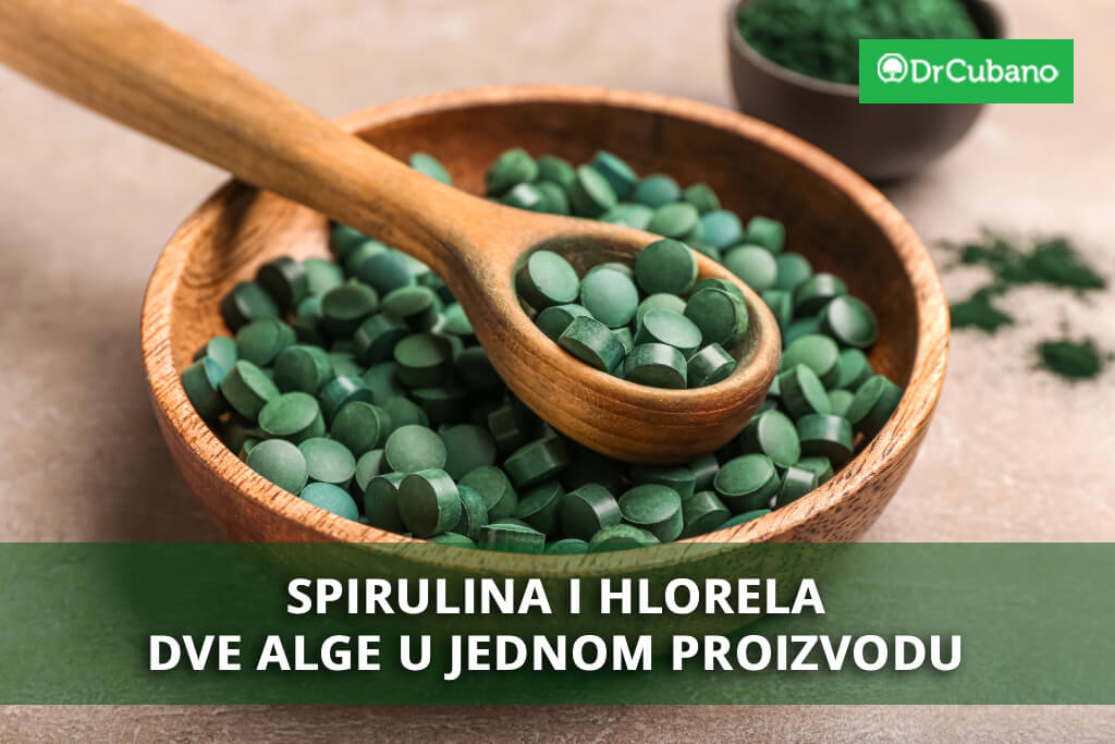 Spirulina i hlorela – Dve alge u jednom proizvodu